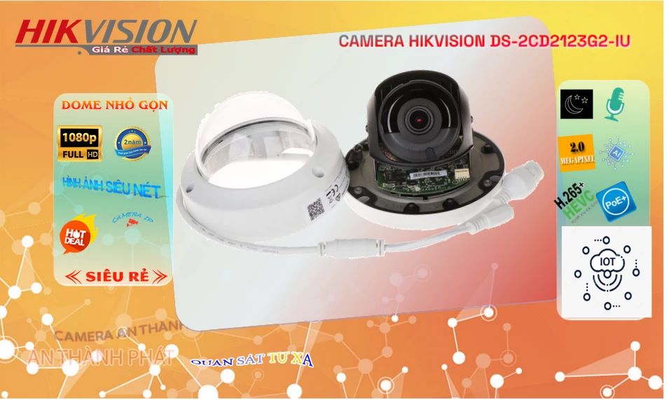 ➠ DS-2CD2123G2-IU sắc nét Hikvision ➠ DS-2CD2123G2-IU sắc nét Hikvision