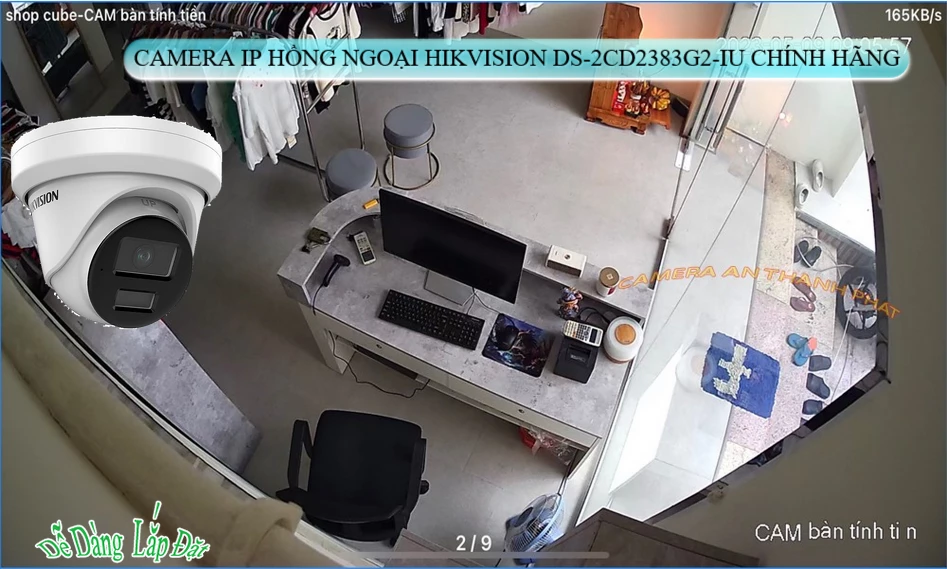 DS-2CD2383G2-IU sắc nét Hikvision