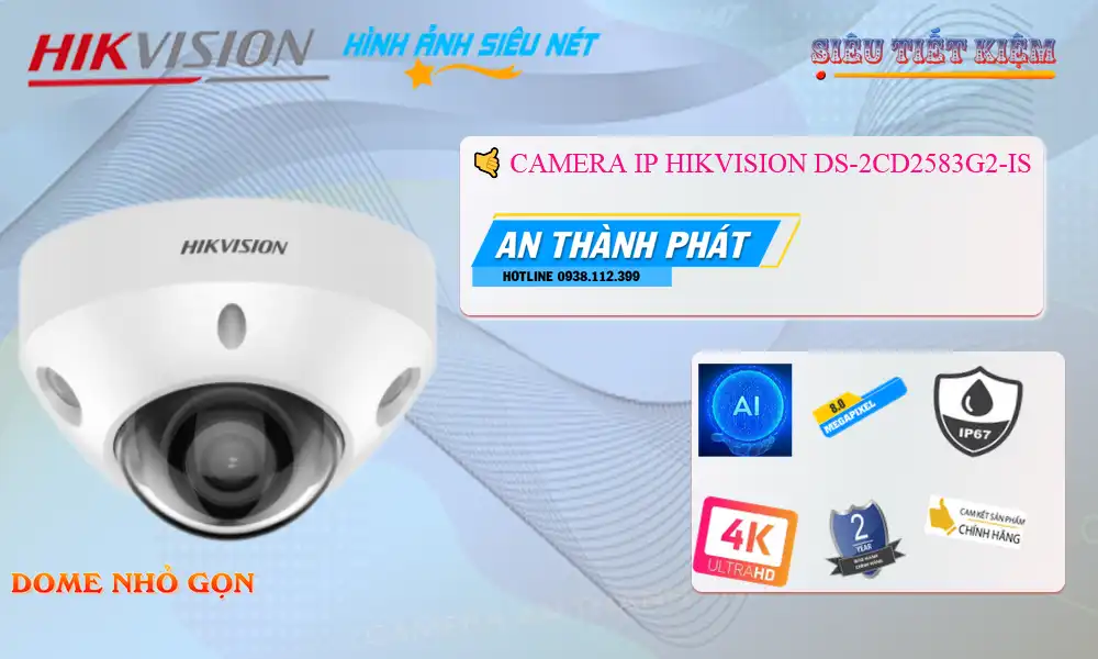 Camera Hikvision DS-2CD2583G2-IS