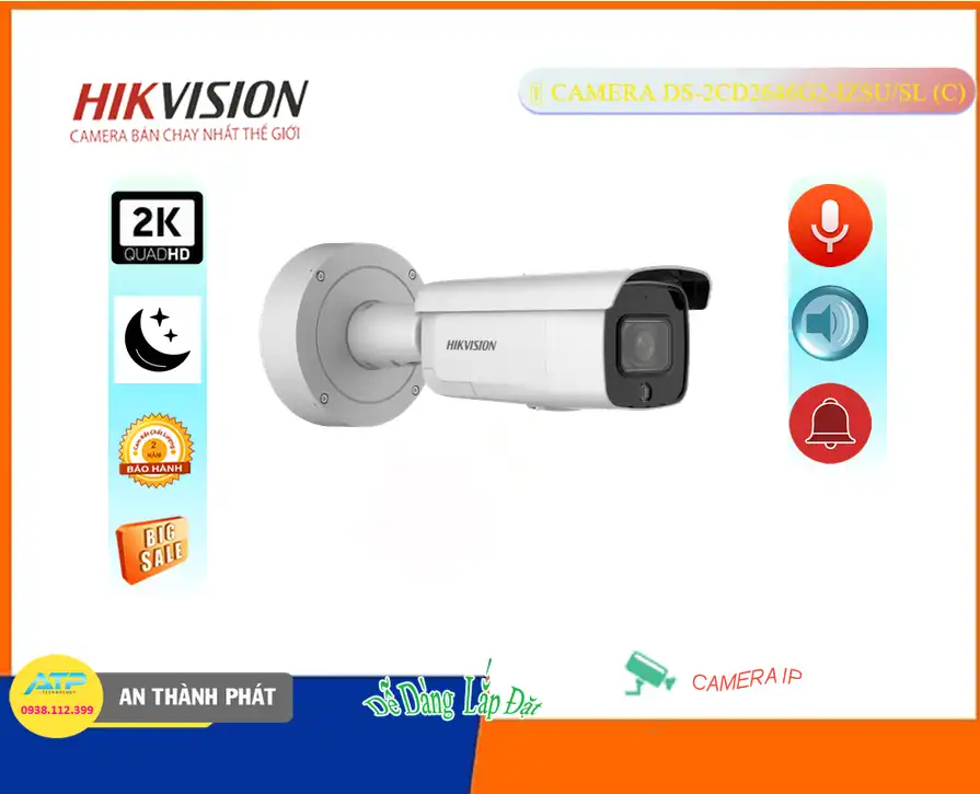 DS 2CD2646G2 IZSU/SL(C),Camera Hikvision DS-2CD2646G2-IZSU/SL(C),DS-2CD2646G2-IZSU/SL(C) Đang giảm giá,DS-2CD2646G2-IZSU/SL(C) Ip POE sắc nét  giá mới nhất,DS-2CD2646G2-IZSU/SL(C) Chính hãng,Bán rẻ  Loại Camera an ninh DS-2CD2646G2-IZSU/SL(C),DS-2CD2646G2-IZSU/SL(C) bán rẻ,DS-2CD2646G2-IZSU/SL(C) 4.0 megapixel Ultra 2k  chiết khấu cao,Giá Bán DS-2CD2646G2-IZSU/SL(C),cửa hàng bán DS-2CD2646G2-IZSU/SL(C),thông số DS-2CD2646G2-IZSU/SL(C),tuổi thọ DS-2CD2646G2-IZSU/SL(C),DS-2CD2646G2-IZSU/SL(C) Giá rẻ nhất,DS-2CD2646G2-IZSU/SL(C) Chiết khấu cao