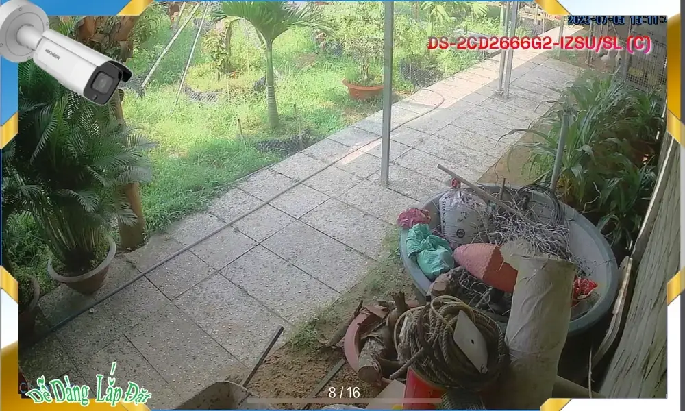 ➠  DS-2CD2666G2-IZSU/SL(C) sắc nét Hikvision