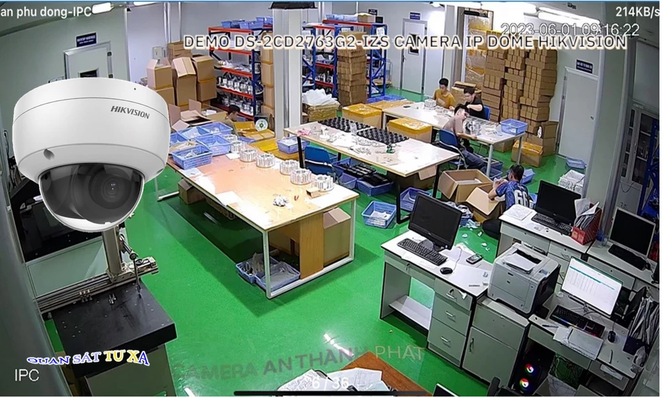 ➠  DS-2CD2763G2-IZS sắc nét Hikvision