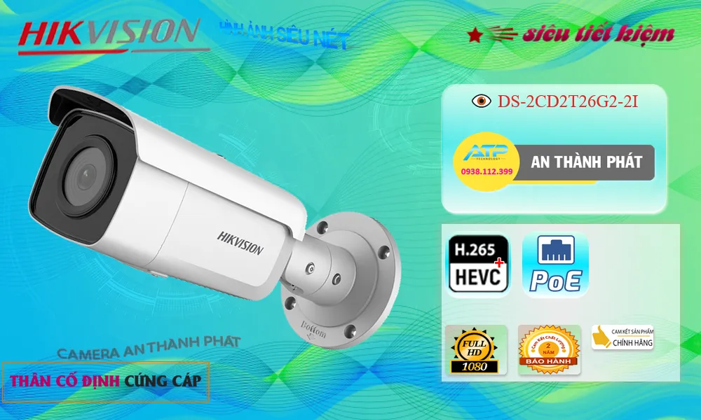 Camera DS-2CD2T26G2-2I Hikvision