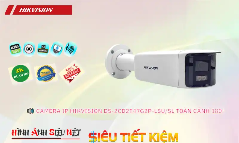 Camera Hikvision DS-2CD2T47G2P-LSU/SL Camera Hikvision DS-2CD2T47G2P-LSU/SL