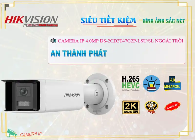 Camera Hikvision DS-2CD2T47G2P-LSU/SL Camera Hikvision DS-2CD2T47G2P-LSU/SL