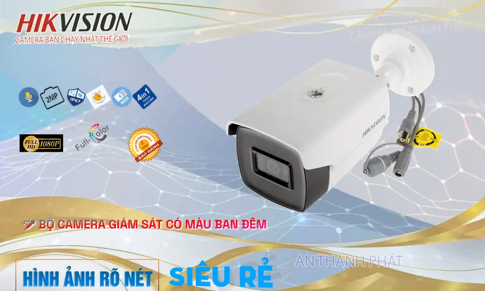DS-2CE10DF0T-FS sắc nét Hikvision