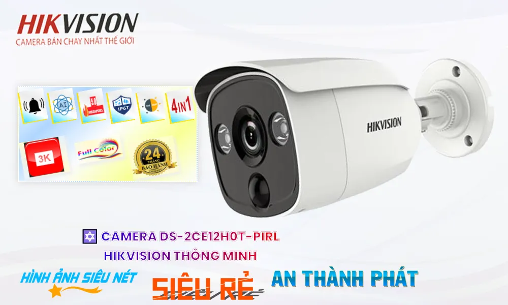 DS-2CE12H0T-PIRLO sắc nét Hikvision