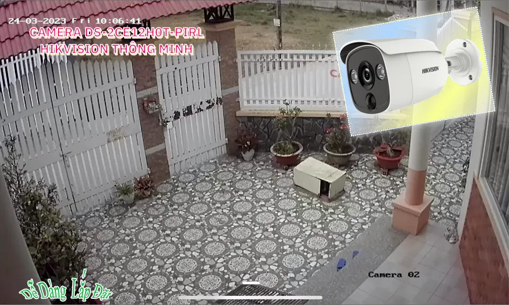 DS-2CE12H0T-PIRLO sắc nét Hikvision