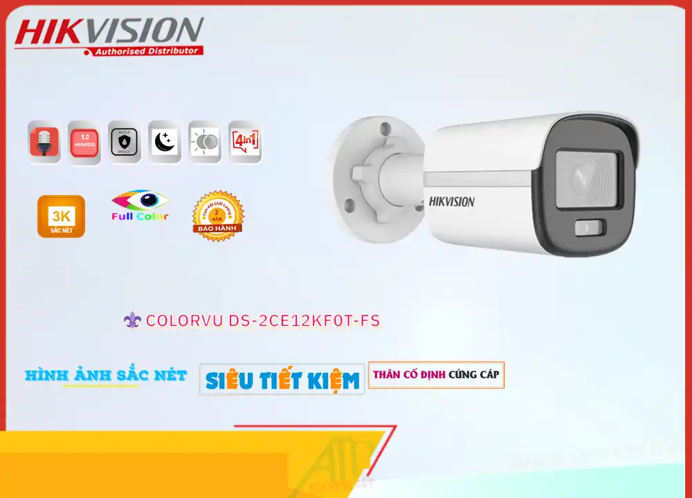 DS-2CE12KF0T-FS sắc nét Hikvision DS-2CE12KF0T-FS sắc nét Hikvision