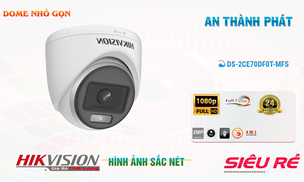 DS-2CE70DF0T-MFS sắc nét Hikvision