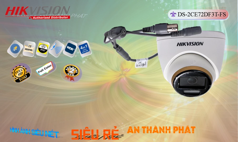 Camera DS-2CE72DF3T-FS Hikvision