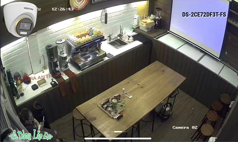 Camera DS-2CE72DF3T-FS Hikvision