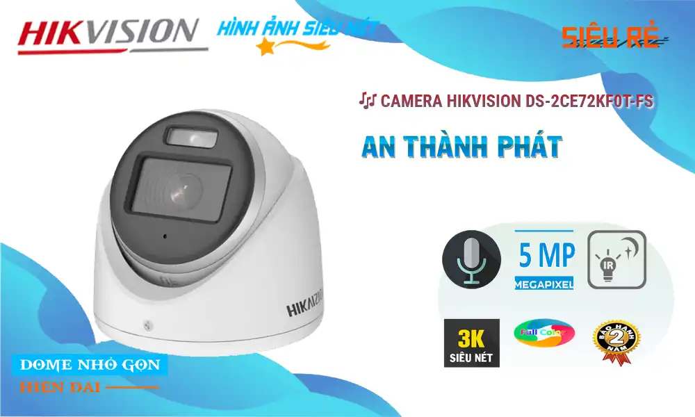 DS-2CE72KF0T-FS sắc nét Hikvision DS-2CE72KF0T-FS sắc nét Hikvision