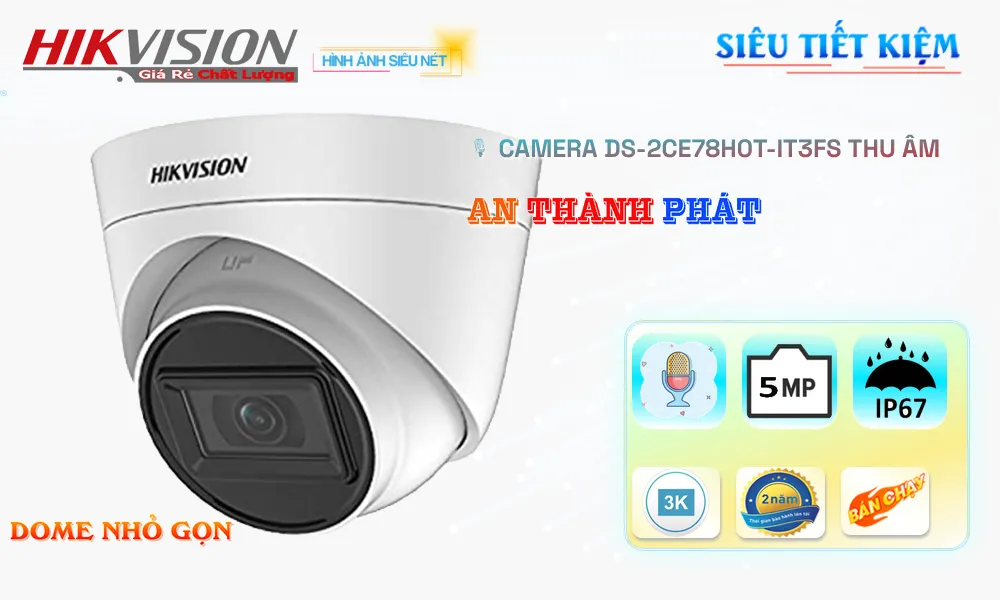 ➠ DS-2CE78H0T-IT3FS sắc nét Hikvision ➠ DS-2CE78H0T-IT3FS sắc nét Hikvision