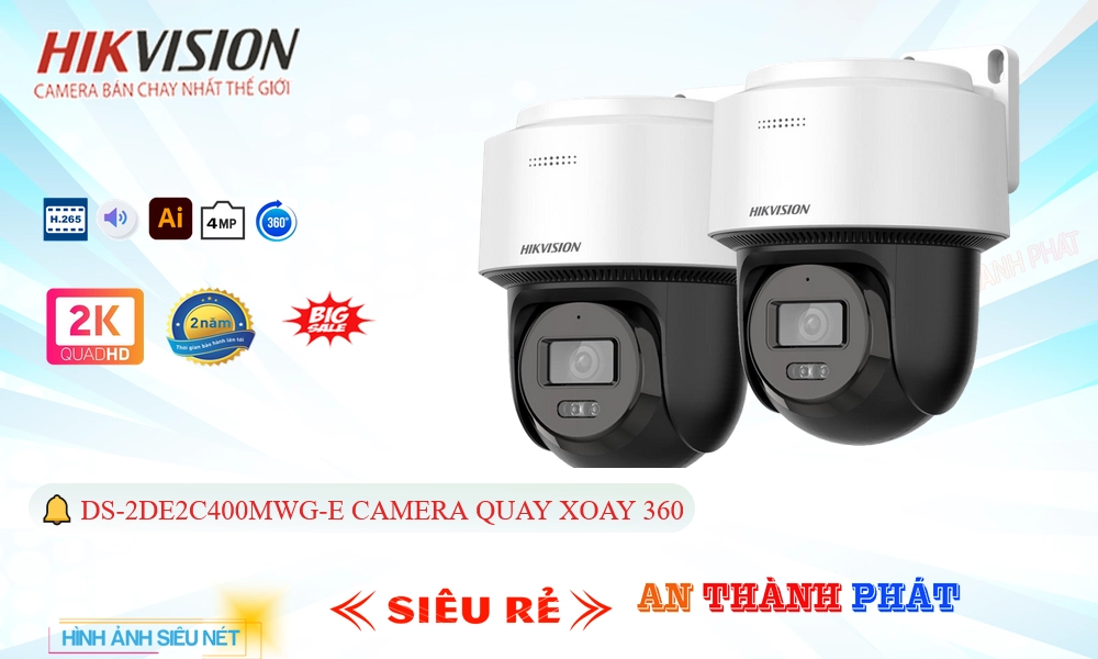✅ Hikvision DS-2DE2C400MWG-E Sắc Nét ✅ Hikvision DS-2DE2C400MWG-E Sắc Nét