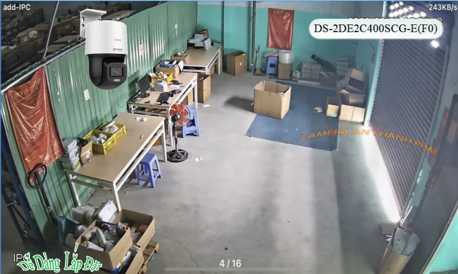 DS-2DE2C400SCG-E(F0) sắc nét Hikvision