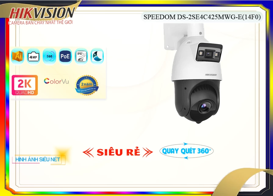 Camera Hikvision DS-2SE4C425MWG-E(14F0),Thông số DS-2SE4C425MWG-E(14F0),DS-2SE4C425MWG-E(14F0) giá mới nhất,DS-2SE4C425MWG-E(14F0) Công Nghệ IP  Bán Sỉ, Loại Camera an ninh DS 2SE4C425MWG E(14F0),DS-2SE4C425MWG-E(14F0) bán chạy nhất,Giá Bán DS-2SE4C425MWG-E(14F0) Ultra 2k 4.0 MP ,DS-2SE4C425MWG-E(14F0) Chính hãng,Bán rẻ DS-2SE4C425MWG-E(14F0),Giá DS-2SE4C425MWG-E(14F0),thông số DS-2SE4C425MWG-E(14F0),DS-2SE4C425MWG-E(14F0) Tốt nhất,DS-2SE4C425MWG-E(14F0) Giá Khuyến Mãi,DS-2SE4C425MWG-E(14F0) Giá rẻ