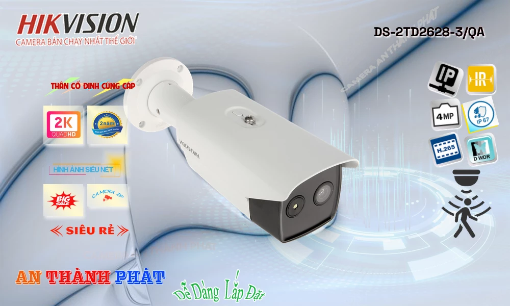 DS-2TD2628-3/QA sắc nét Hikvision DS-2TD2628-3/QA sắc nét Hikvision