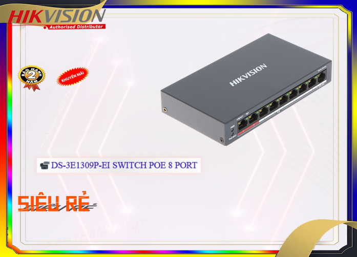 Switch Thiết bị nối mạng DS-3E1309P-EI/M Hikvision Switch Thiết bị nối mạng DS-3E1309P-EI/M Hikvision