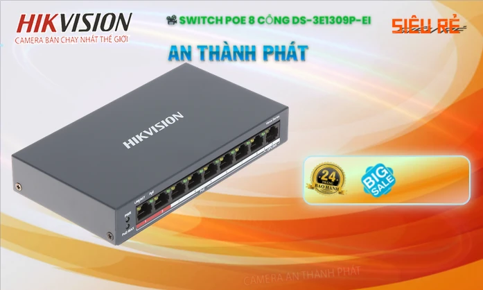 DS-3E1309P-EI Hikvision Bộ chia mạng DS-3E1309P-EI Hikvision Bộ chia mạng