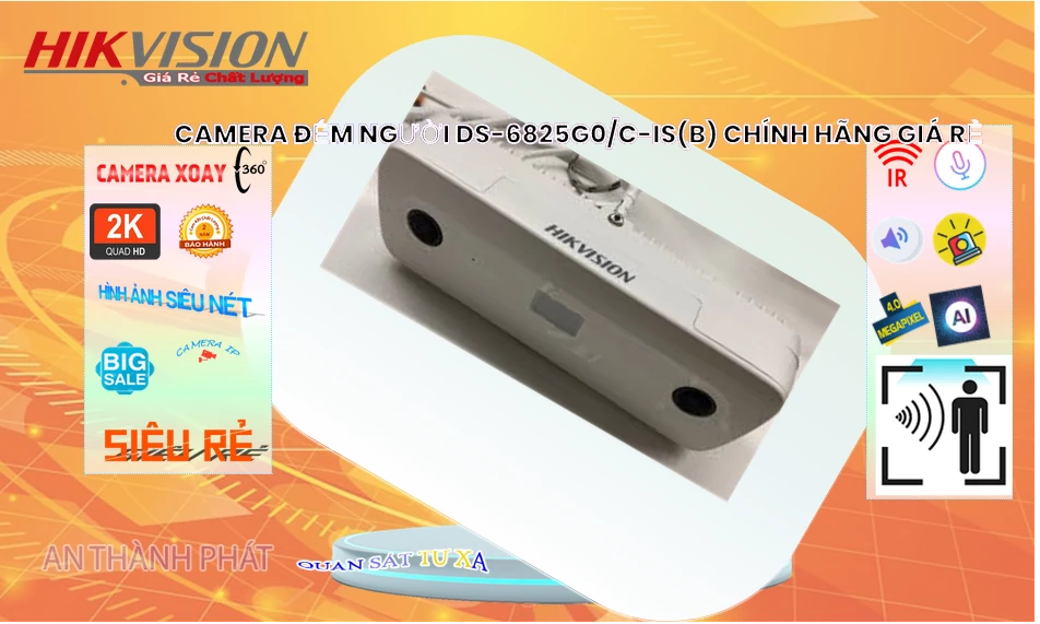 DS-6825G0/C-IS(B) sắc nét Hikvision