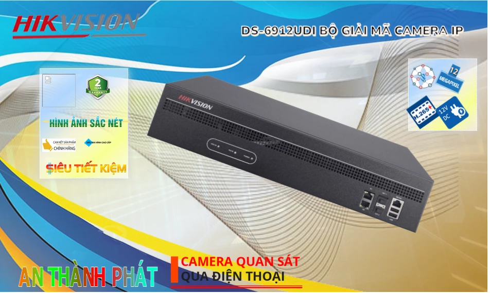 DS-6912UDI sắc nét Hikvision ➠