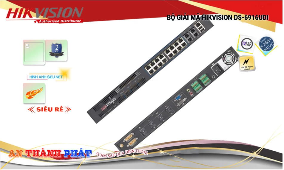 DS-6916UDI sắc nét Hikvision ➠