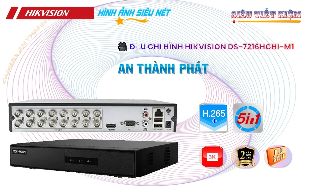 Đầu Thu KTS Hikvision DS-7216HGHI-M1 Giá tốt Đầu Thu KTS Hikvision DS-7216HGHI-M1 Giá tốt