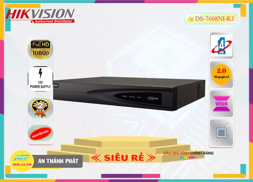 ➠ DS-7608NI-K1 sắc nét Hikvision ➠ DS-7608NI-K1 sắc nét Hikvision