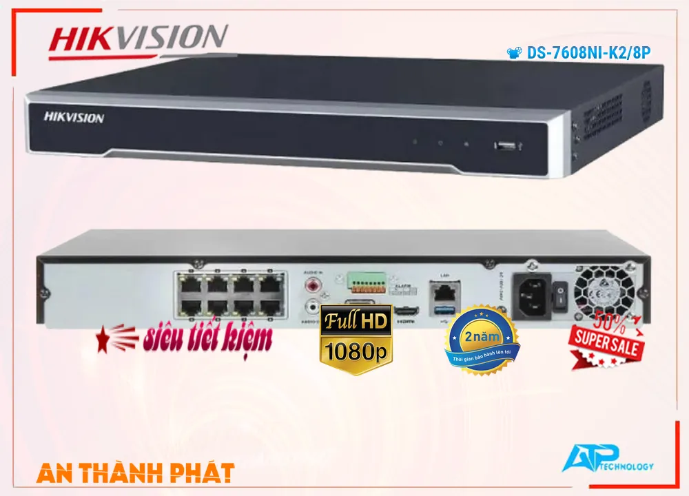 ➠ DS-7608NI-K2/8P sắc nét Hikvision ➠ DS-7608NI-K2/8P sắc nét Hikvision