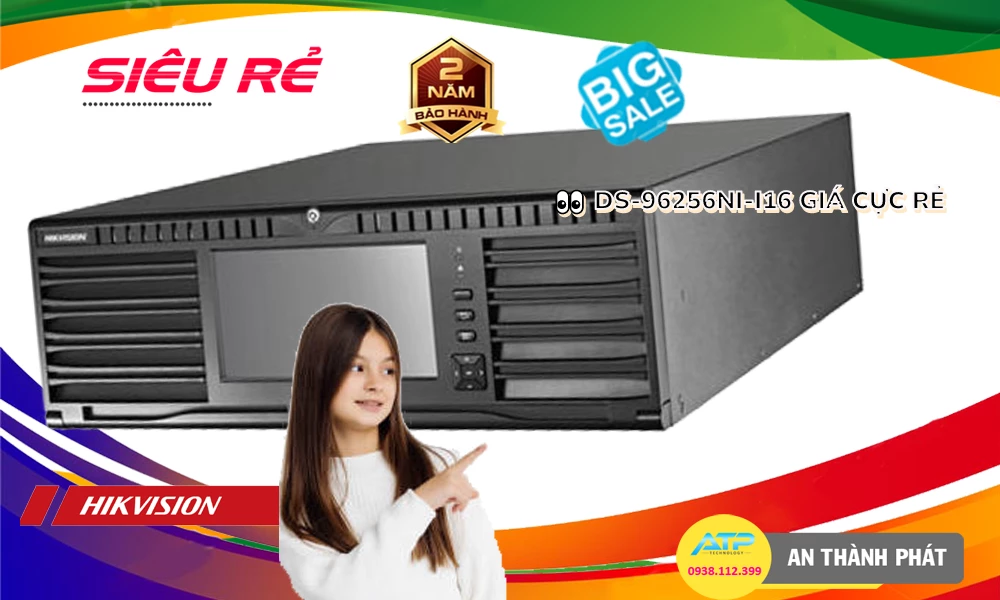DS-96256NI-I16 sắc nét Hikvision