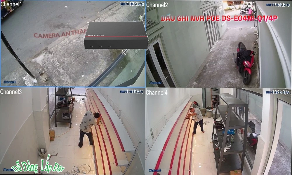 DS-E04NI-Q1/4P Đầu Thu Hikvision DS-E04NI-Q1/4P Đầu Thu Hikvision