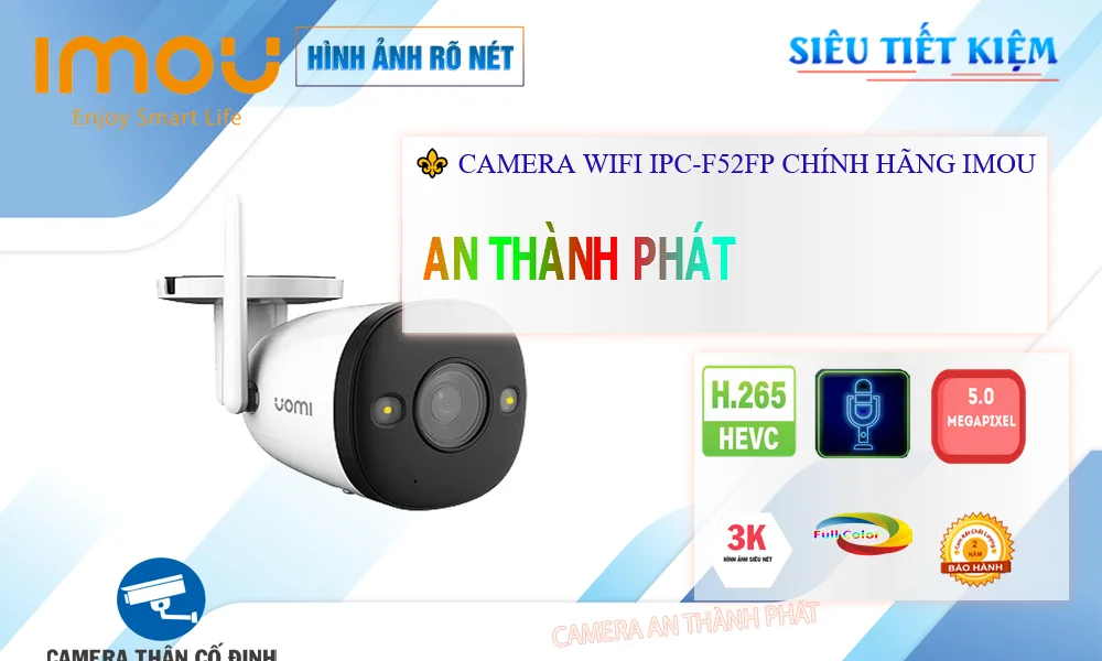 IPC-F52FP sắc nét Wifi Imou IPC-F52FP sắc nét Wifi Imou