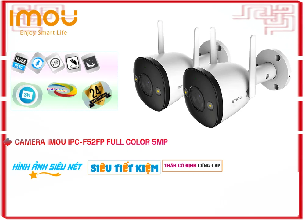 IPC-F52FP sắc nét Wifi Imou IPC-F52FP sắc nét Wifi Imou