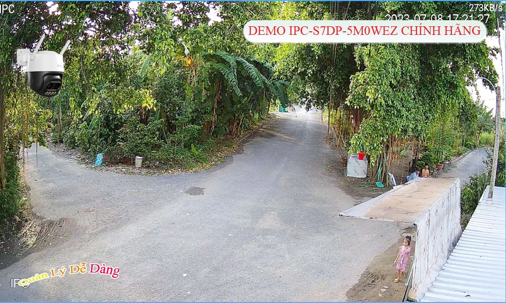 Camera Wifi Quay Quét IPC-S7DP-5M0WEZ ✔