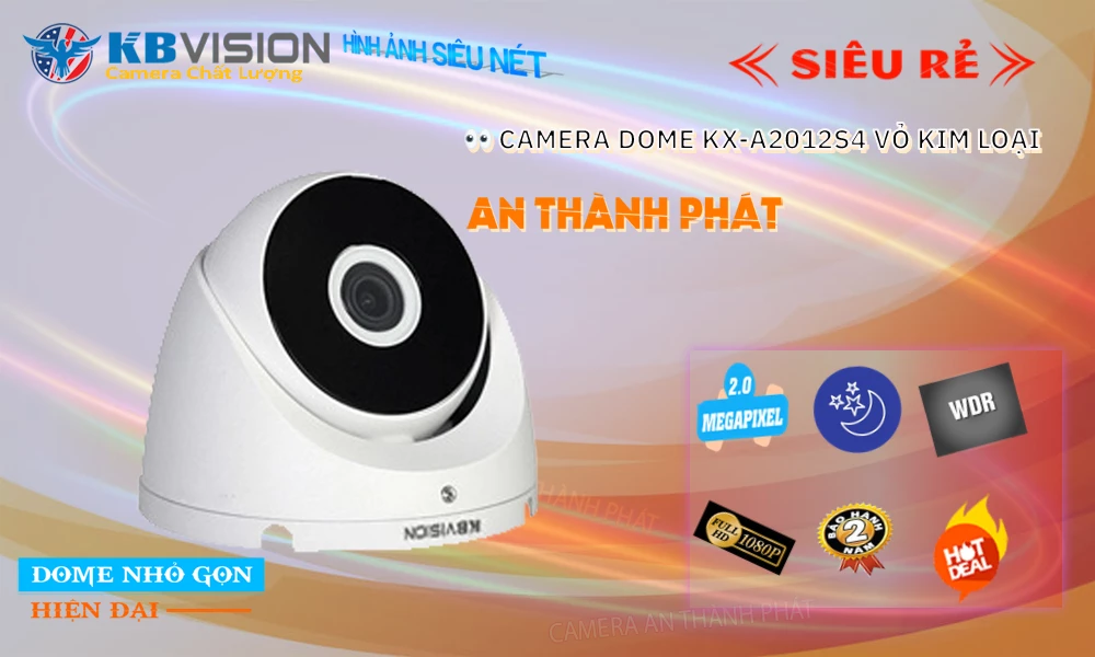 ➠  KX-A2012S4 sắc nét KBvision