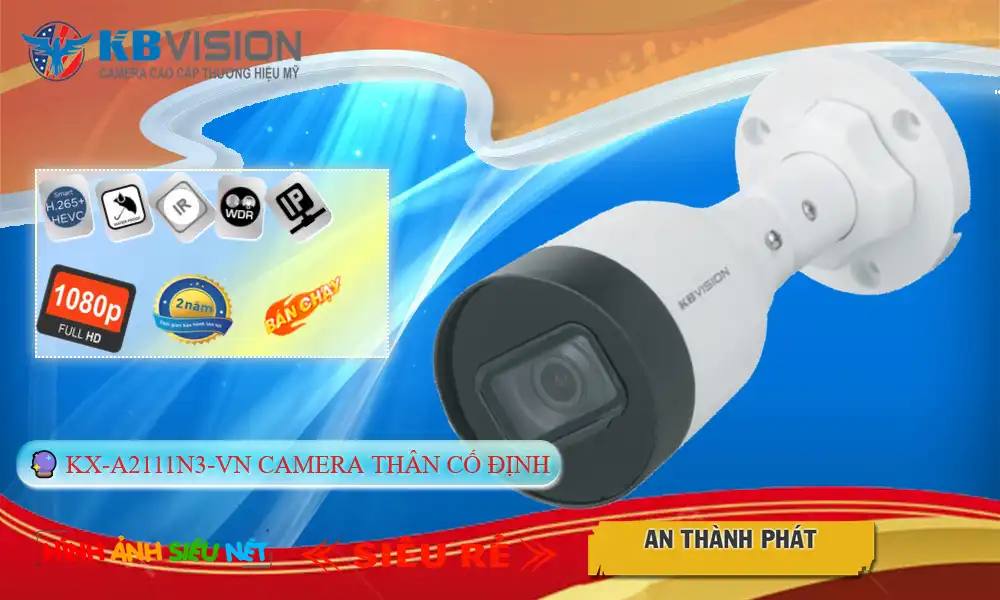 KX-A2111N3-VN sắc nét KBvision ➠