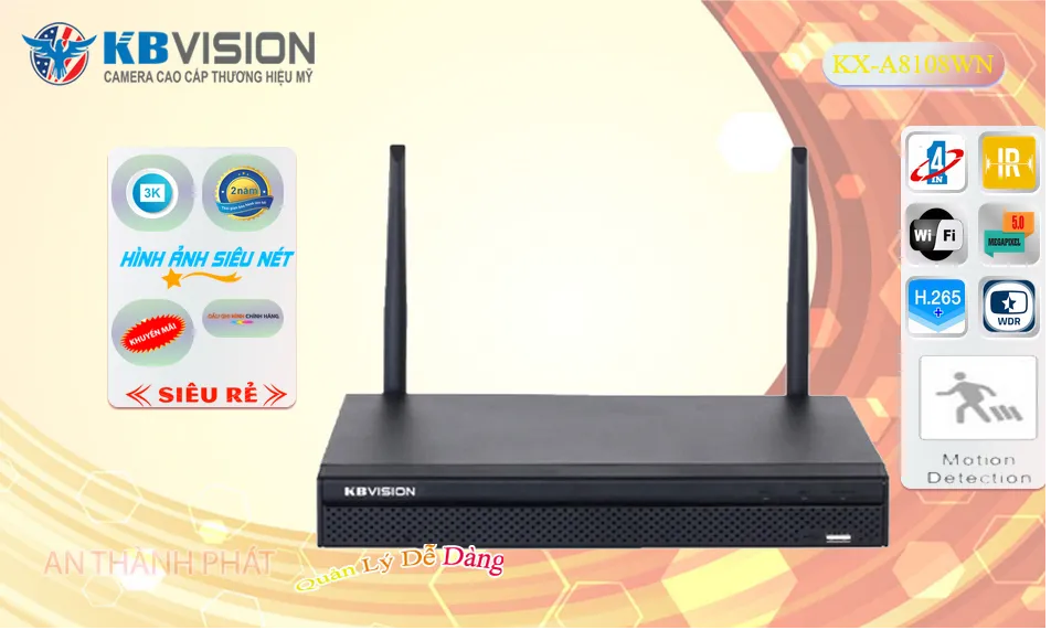 KX-A8108WN sắc nét KBvision