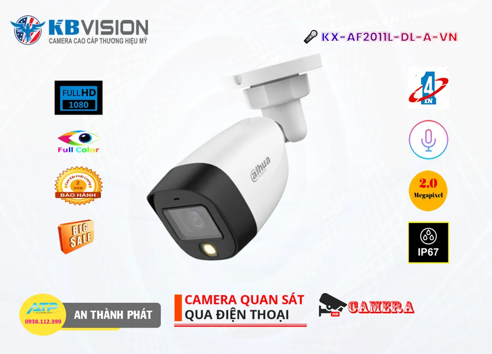 KX-AF2011L-DL-A-VN sắc nét KBvision KX-AF2011L-DL-A-VN sắc nét KBvision