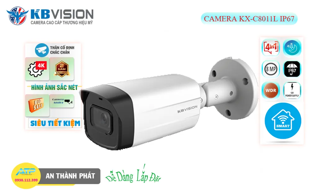 KX-C8011L sắc nét KBvision KX-C8011L sắc nét KBvision