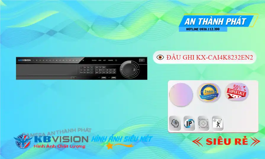 ➠  KX-CAi4K8232EN2 sắc nét KBvision
