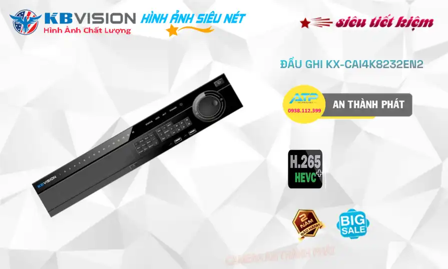 ➠  KX-CAi4K8232EN2 sắc nét KBvision