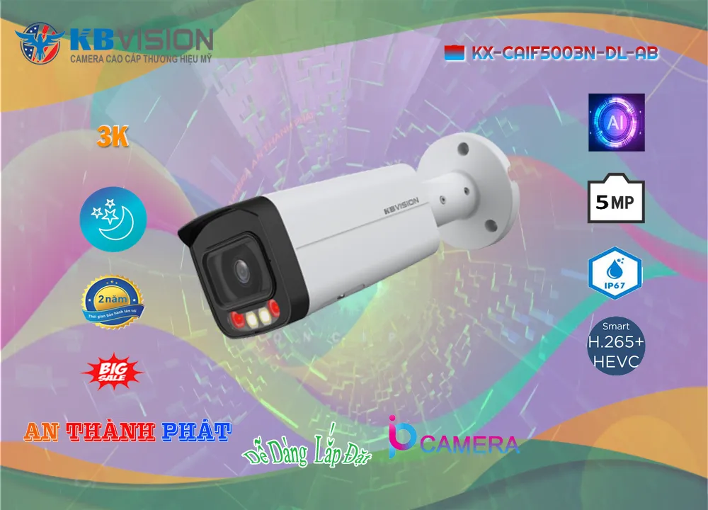 KX-CAiF5003N-DL-AB sắc nét KBvision