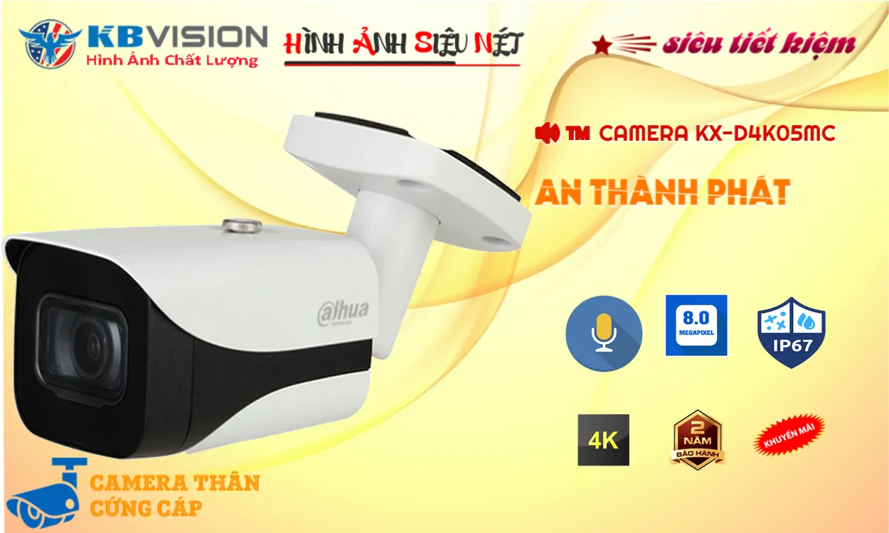 KX-D4K05MC sắc nét KBvision