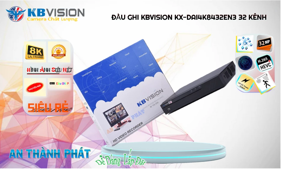 KX-DAi4K8432EN3 sắc nét KBvision ➠