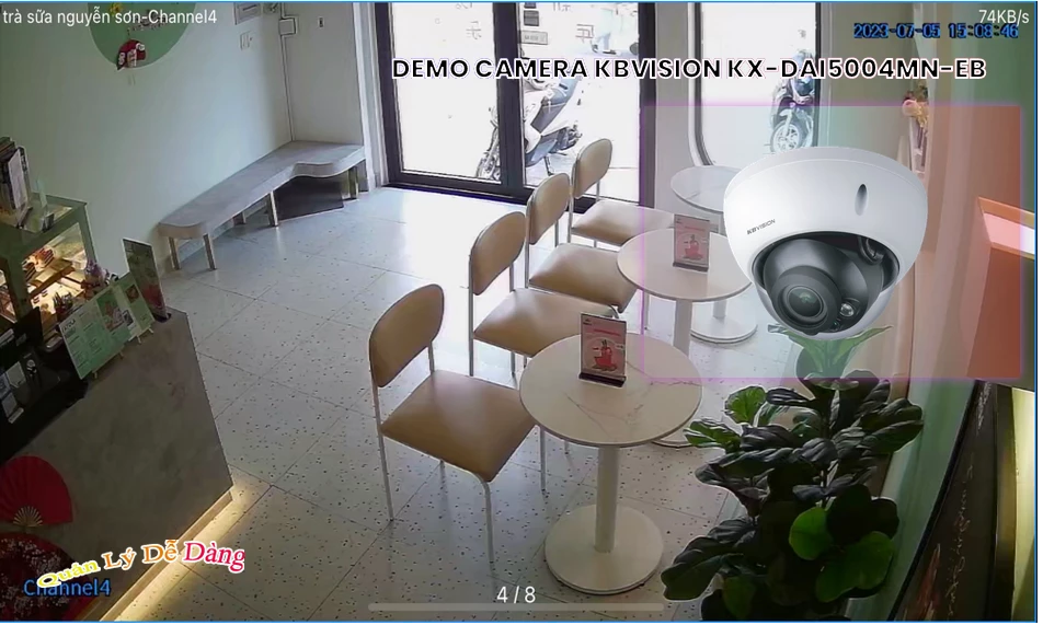 KX-DAi5004MN-EB sắc nét KBvision KX-DAi5004MN-EB sắc nét KBvision