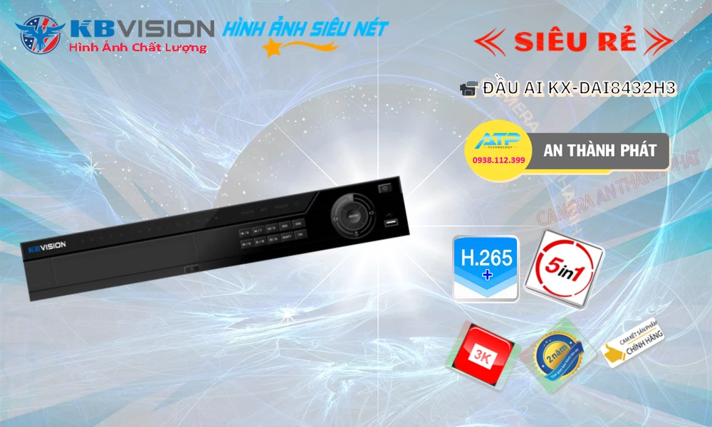 KX-DAi8432H3 sắc nét KBvision ➠