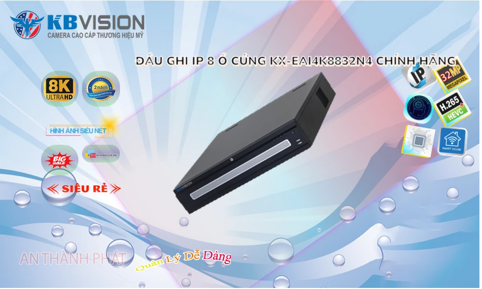 KX-EAi4K8832N4 sắc nét KBvision KX-EAi4K8832N4 sắc nét KBvision