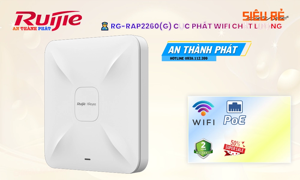 Bộ Quản Lý Mạng  RG-RAP2260(G) Hãng Ruijie