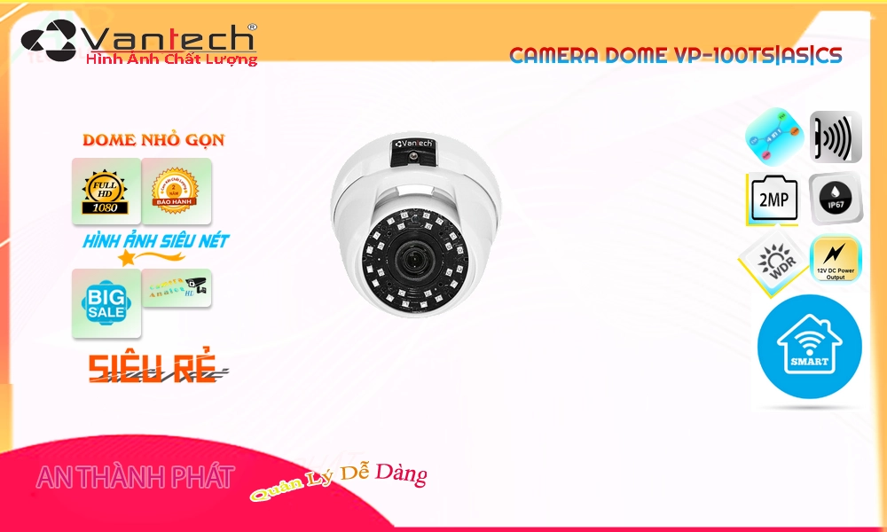 ✲ VP-100TS|AS|CS Camera Chính Hãng VanTech ✲ VP-100TS|AS|CS Camera Chính Hãng VanTech